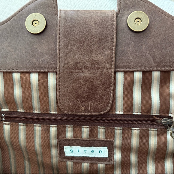 Vintage Siren Floral Genuine Leather Bag - Picture 6 of 8